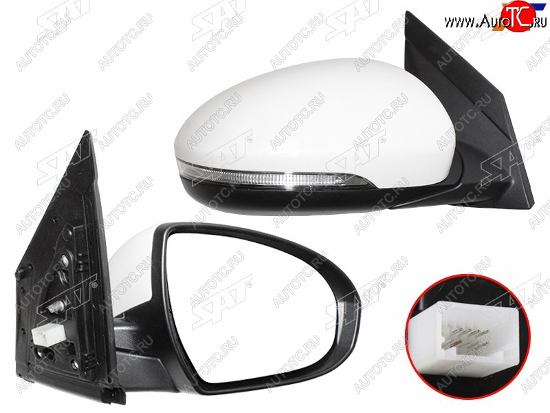8 849 р. Зеркало Hyundai Tucson 15-21 (Справа Обогрев Регулировка Повторитель поворота Складывание Подсв SAT ST-HN52-940-A1  с доставкой в г. Майкоп