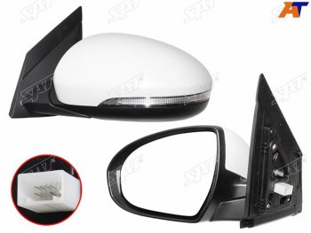 8 849 р. Зеркало Hyundai Tucson 15-21 (Слева Обогрев Регулировка Повторитель поворота Складывание Подсве SAT ST-HN52-940-A2  с доставкой в г. Майкоп. Увеличить фотографию 1