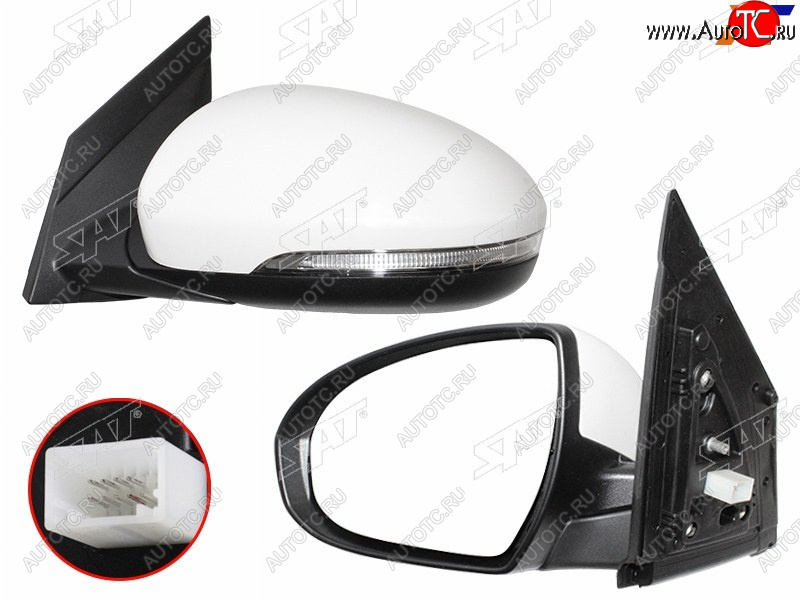 8 849 р. Зеркало Hyundai Tucson 15-21 (Слева Обогрев Регулировка Повторитель поворота Складывание Подсве SAT ST-HN52-940-A2  с доставкой в г. Майкоп