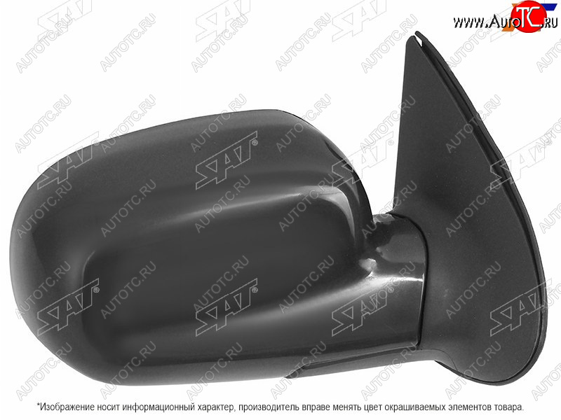 4 699 р. Боковое правое зеркало (складное, 5 контактов) SAT  Hyundai Santa Fe  SM (2000-2012) (неокрашенное)  с доставкой в г. Майкоп