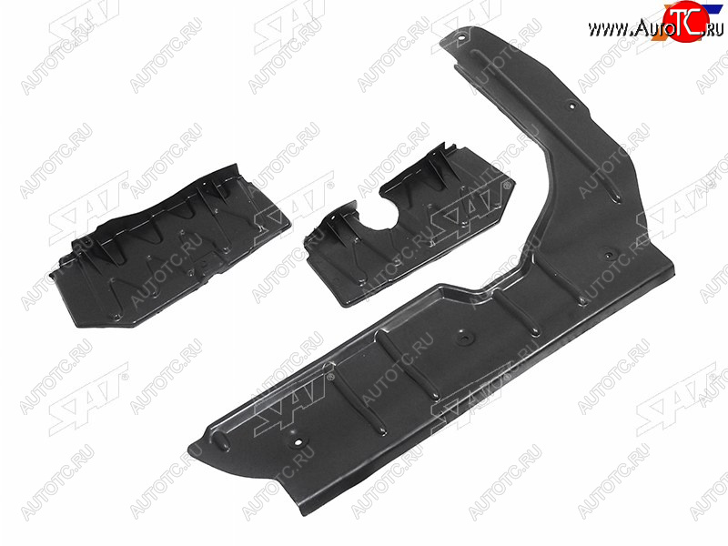 1 239 р. Защита двигателя KIA RIO 05-11HYUNDAI ACCENT 06-10 из 3х частей SAT ST-HNA5-025-0  с доставкой в г. Майкоп