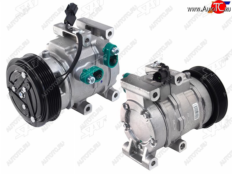 17 349 р. Компрессор кондиционера Hyundai Solaris 10-20  Kia Rio 11-20  Hyundai Accent 11-17  Kia Rio X-Lin SAT ST-HNS1-396-0  с доставкой в г. Майкоп