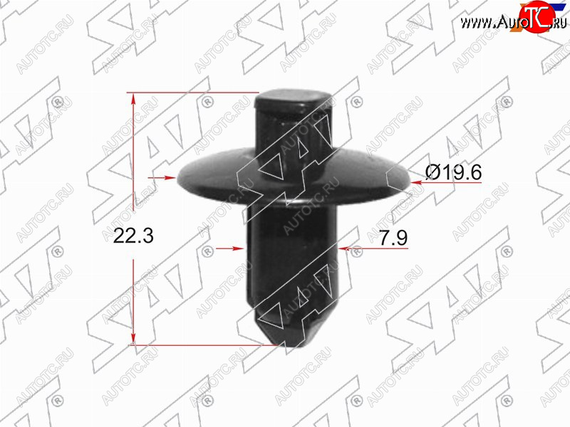 16 р. Клипса крепежная SAT ST-KJ-057 (1 шт.) SAT ST-KJ-057  с доставкой в г. Майкоп