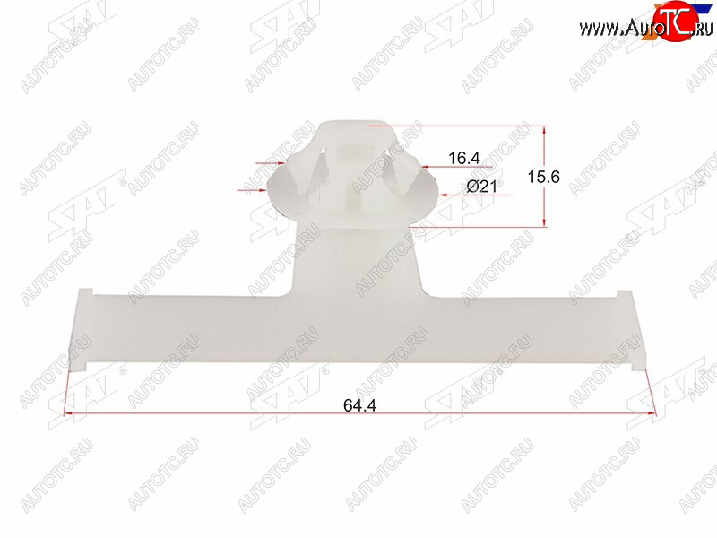 23 р. Клипса хомут эл. проводки TOYOTALEXUS (1 шт.) SAT ST-KJ-2344  с доставкой в г. Майкоп