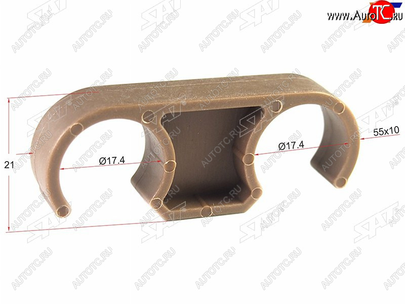 32 р. Клипса эл. проводки TOYOTALEXUS (1 шт.) SAT ST-M10377  с доставкой в г. Майкоп