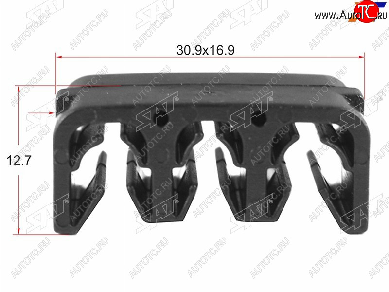 33 р. Клипса эл. проводки TOYOTALEXUS (1 шт.) SAT ST-M10394  с доставкой в г. Майкоп