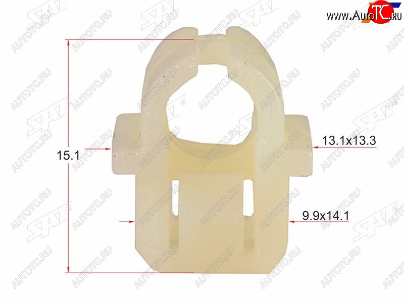 11 р. Клипса молдинга кузова HONDA (1 шт.) SAT ST-M10566  с доставкой в г. Майкоп