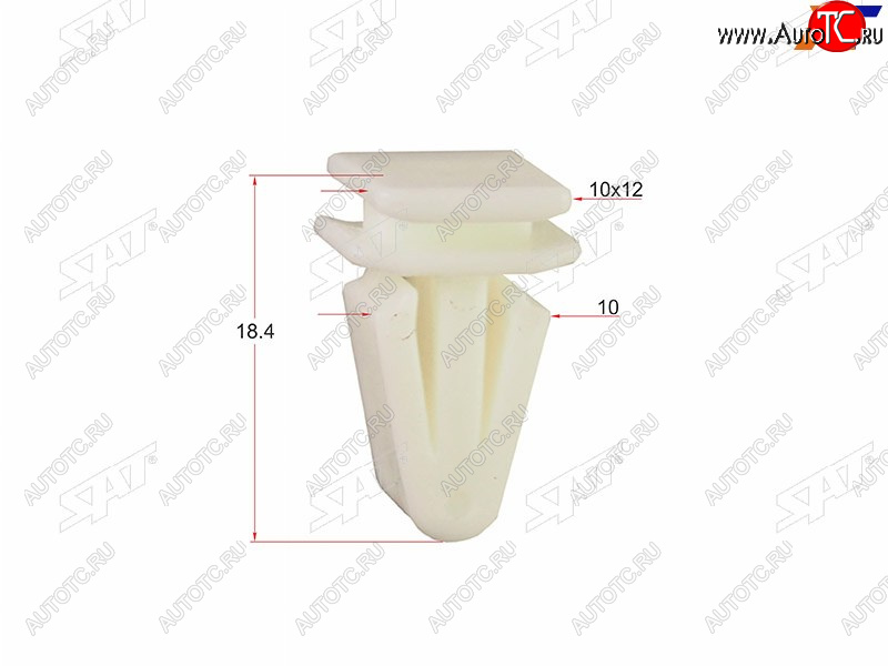 13 р. Клипса молдинга HONDA (1 шт.) SAT ST-M10592  с доставкой в г. Майкоп