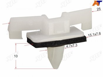 11 р. Клипса молдинга NISSAN (1 шт.) SAT ST-M10696  с доставкой в г. Майкоп. Увеличить фотографию 1