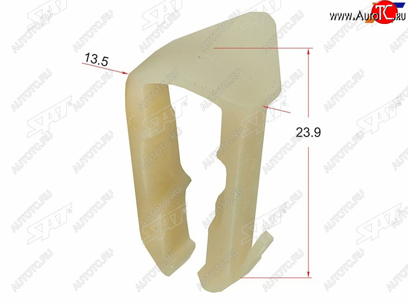 13 р. Клипса трубки эл. Проводки FORD (1 шт.) SAT ST-M10791  с доставкой в г. Майкоп