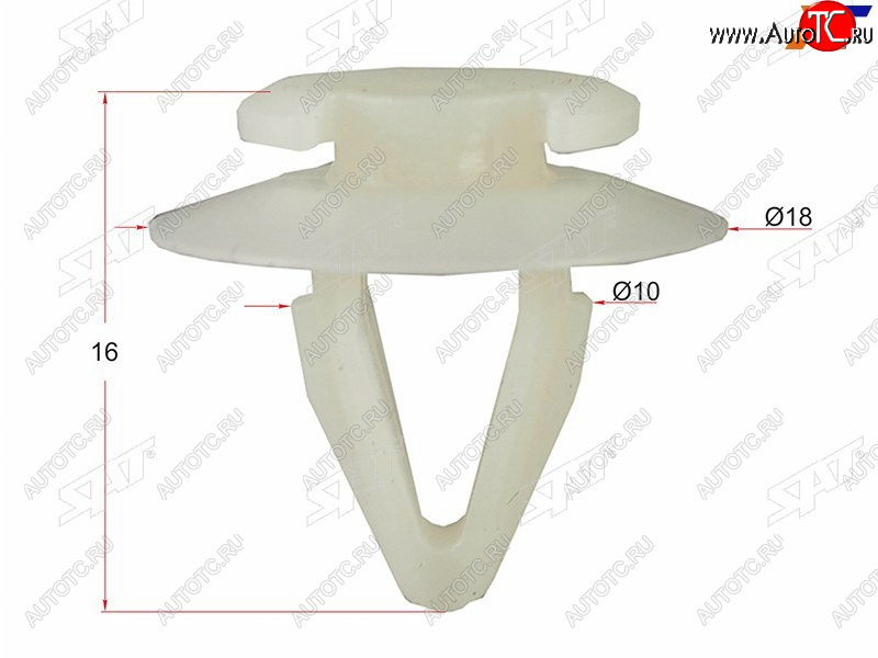 9 р. Клипса обшивки двери VAG (1 шт.) SAT ST-M11278  с доставкой в г. Майкоп