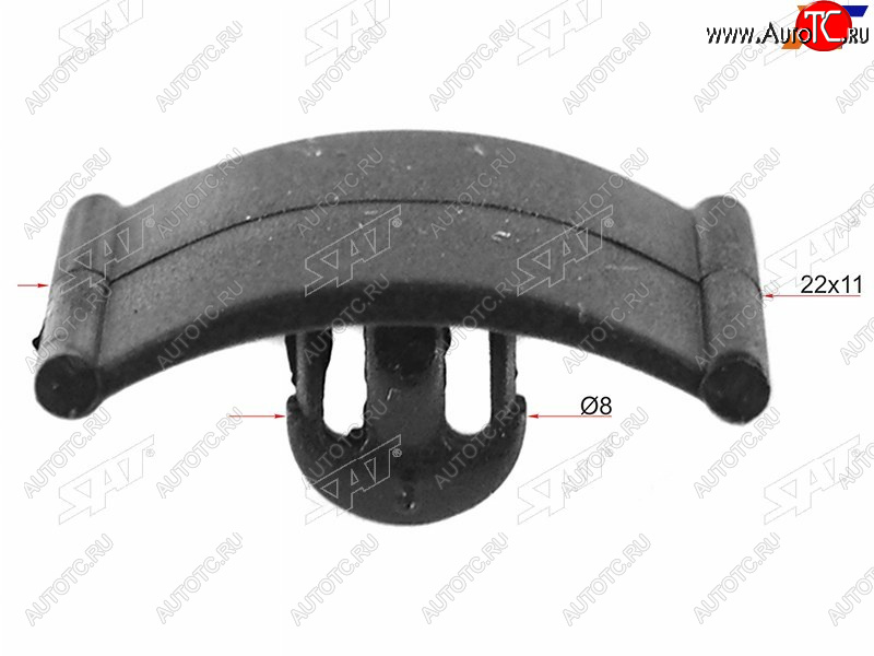 7 р. Клипса капота VAGGMSEAT (1 шт.) SAT ST-M11349  с доставкой в г. Майкоп