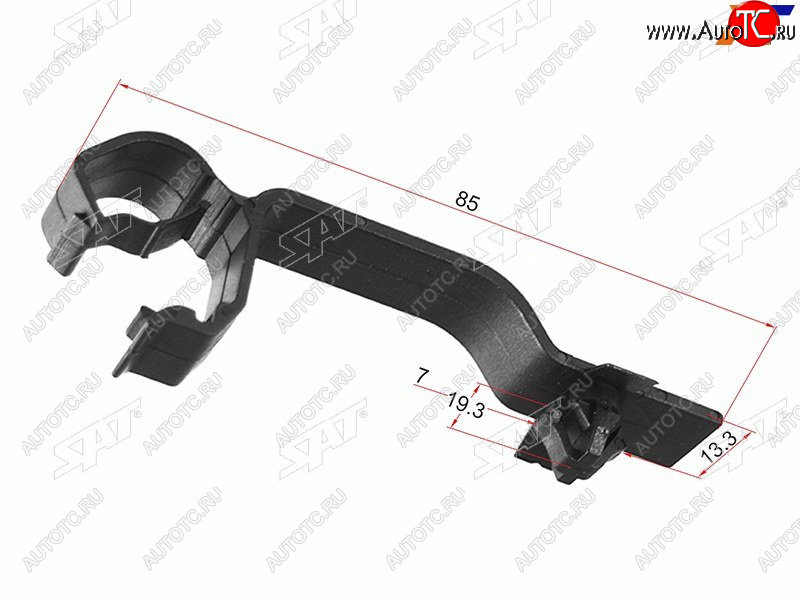 47 р. Клипса трубки эл. проводки (1 шт.) SAT ST-M11463  с доставкой в г. Майкоп