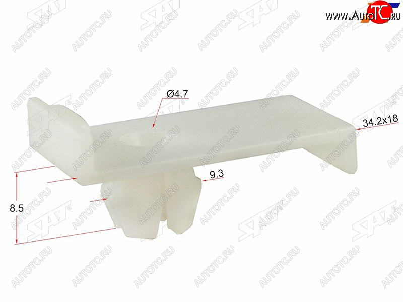 29 р. Клипса фиксатор стекла (1 шт.) SAT ST-M11504  с доставкой в г. Майкоп