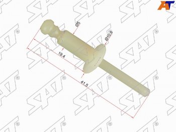9 р. Клипса заклепка пластиковая (1 шт.) SAT ST-M11521  с доставкой в г. Майкоп. Увеличить фотографию 1