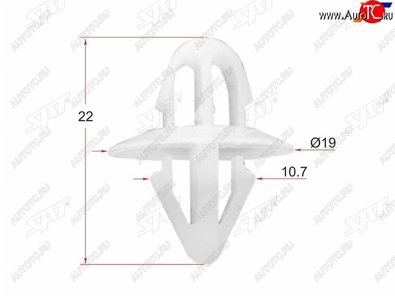 20 р. Клипса NISSAN (1 шт.) SAT ST-M11577  с доставкой в г. Майкоп