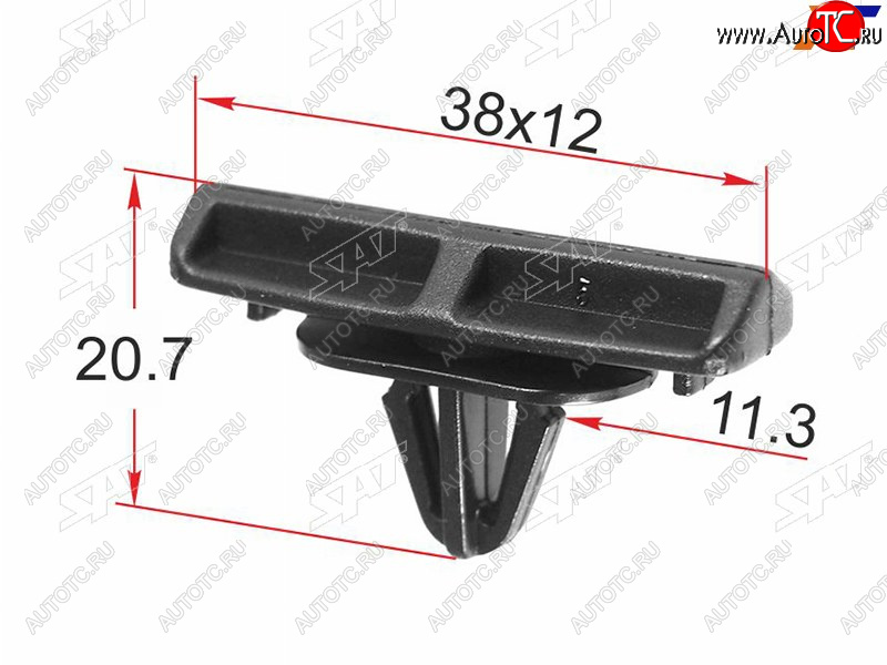 299 р. Клипса молдинга кузова JEEPLAND ROVER (1 шт.) SAT ST-M12214  с доставкой в г. Майкоп