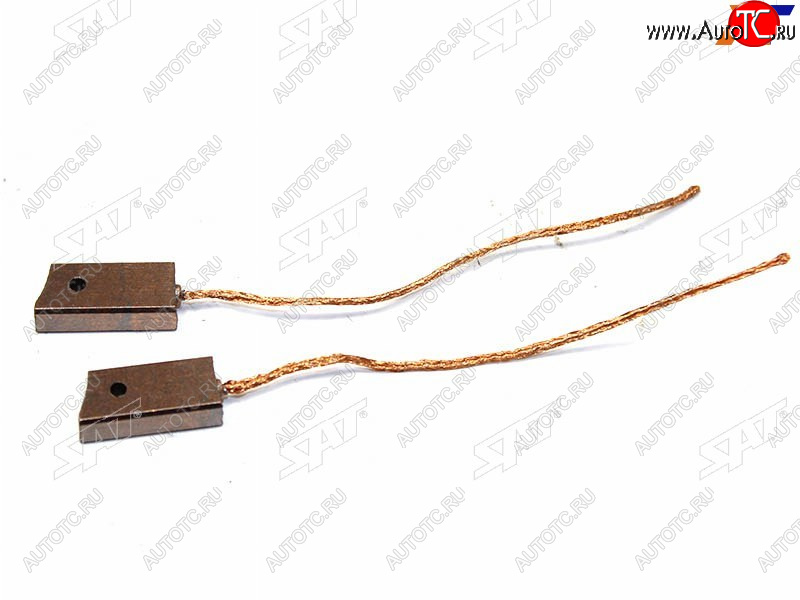 40 р. Щетка генераторастартера 2 шт. HONDA ACCORDMMC COLTNISSAN SUNNYSUBARU JUSTYSUZUKI SWIFTVITARA SAT ST-MD611707  с доставкой в г. Майкоп