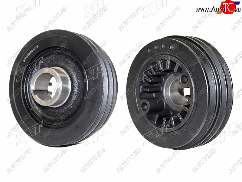 2 499 р. Шкив коленвала MITSUBISHI PAJERO 4M41 00-06 SAT ST-ME204075  с доставкой в г. Майкоп