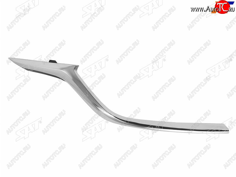 1 659 р. Правый молдинг решетки радиатора SAT Mazda 6 GJ 1 рестайлинг универсал (2015-2018) (хром)  с доставкой в г. Майкоп