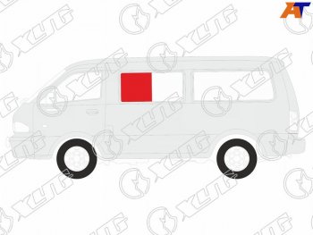 1 059 р. Стекло кузова боковое (не опускное) (Слева Цвет зеленый) Volkswagen Transporter 90-03  Caravelle 9 XYG STN-VAN SF/LH1  с доставкой в г. Майкоп. Увеличить фотографию 1