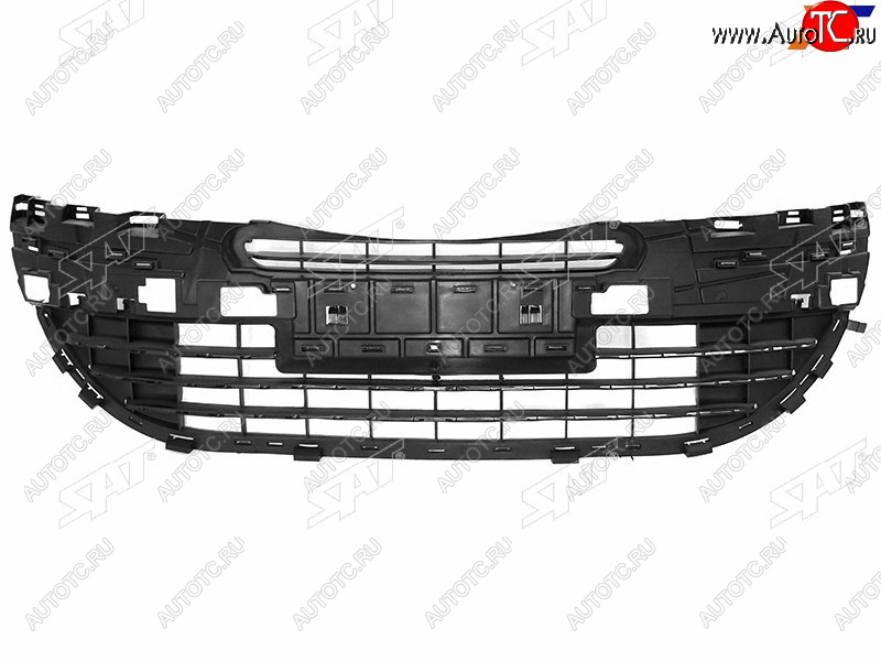 3 199 р. Нижняя решетка переднего бампера SAT Peugeot 408  дорестайлинг (2010-2017)  с доставкой в г. Майкоп