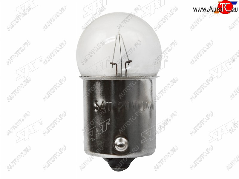 17 р. Лампа дополнительного освещения 24V R10W                                                             SAT ST-R10W-24V  с доставкой в г. Майкоп
