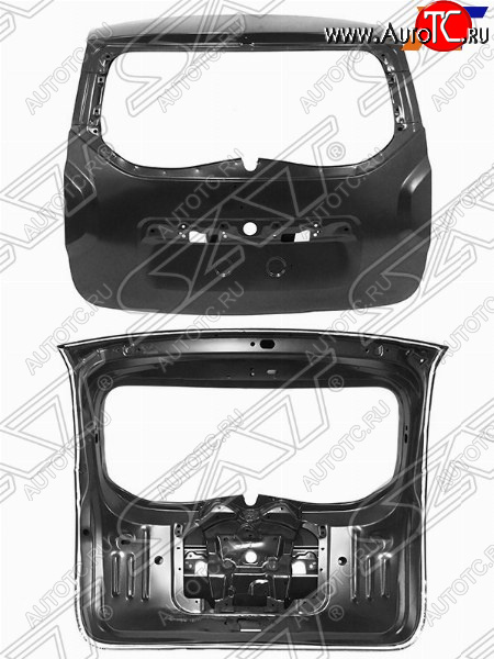 19 649 р. Дверь багажника SAT  Renault Duster  HS (2010-2021) дорестайлинг, рестайлинг  с доставкой в г. Майкоп
