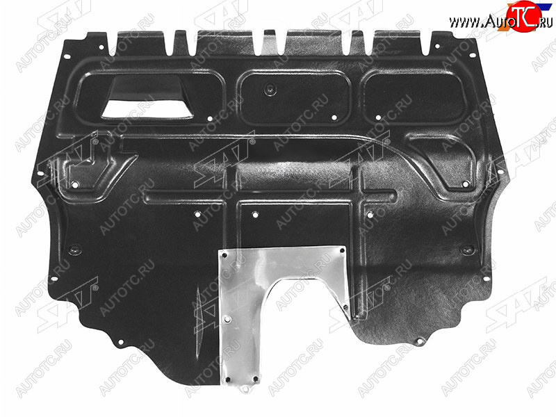 1 799 р. Защита двигателя SKODA RAPID 12-  VW POLO 10-  AUDI A1 11-14 SAT ST-SDR1-025-0  с доставкой в г. Майкоп