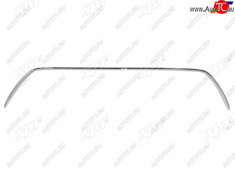 2 399 р. Молдинг решетки бампера (верхний) SAT Toyota Camry XV55 2-ой рестайлинг (2017-2018) (хром)  с доставкой в г. Майкоп