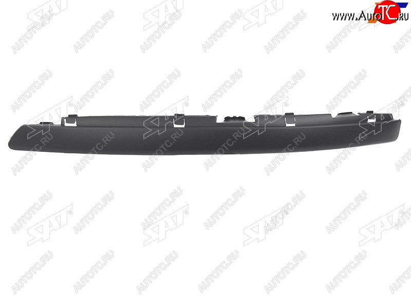 889 р. Левый молдинг оправы ПТФ SAT Volkswagen Jetta A5 седан (2005-2011) (Черный)  с доставкой в г. Майкоп
