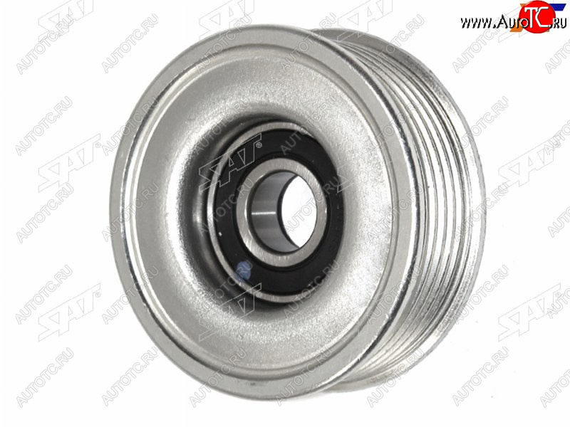 649 р. Ролик приводного ремня натяжной MAZDA 23 2007- (ручейковый) SAT ST-Z601-15-940  с доставкой в г. Майкоп