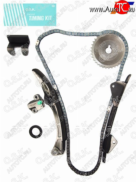 10 299 р. Комплект для замены цепи ГРМ TOYOTA 1NZ-FE1NZ-FXE 04- (цепь 13506-21060) OSK T046K  с доставкой в г. Майкоп
