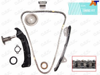 12 449 р. Комплект для замены цепи ГРМ TOYOTA COROLLAALLIONPRIUS 1ZR-FE2ZR-FEFXE 07- OSK T058K  с доставкой в г. Майкоп. Увеличить фотографию 1