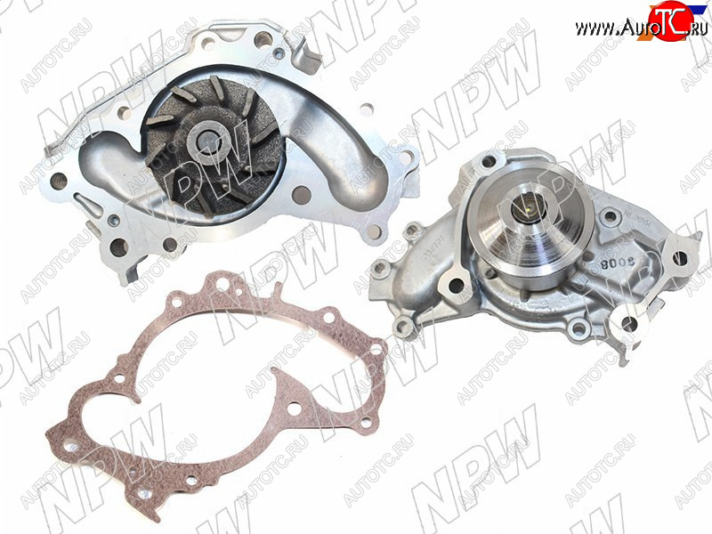3 599 р. Насос водяного охлаждения TOYOTA 123MZFE 96- (с прокладкой)                                        NPW T-120  с доставкой в г. Майкоп