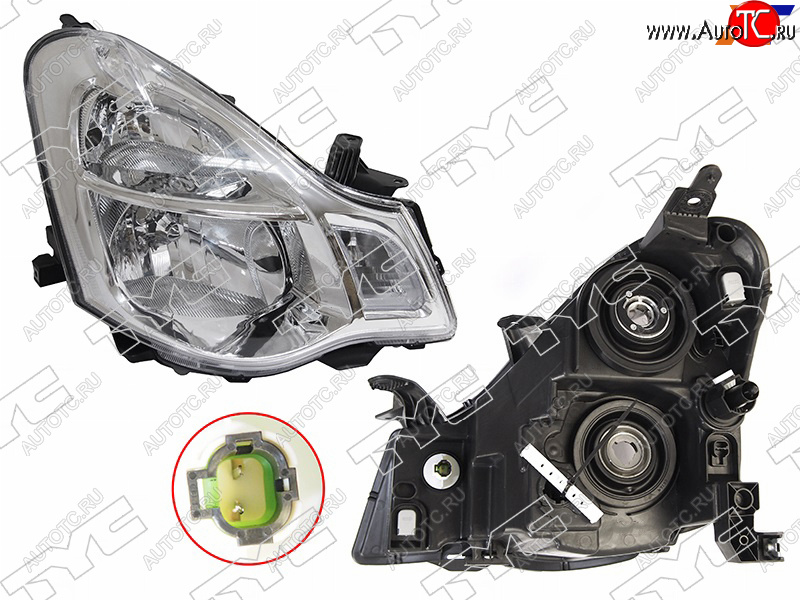 9 699 р. Фара правая (под электрокорректор) TYC  Nissan Almera  G15 (2012-2019) седан  с доставкой в г. Майкоп