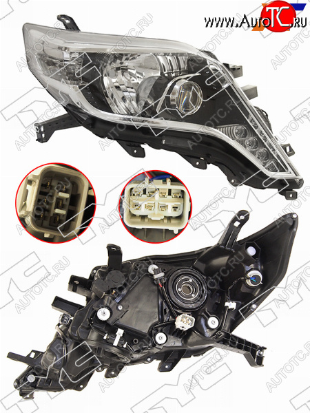 25 999 р. Фара правая (LED, ДХО, Евросвет) TYC  Toyota Land Cruiser Prado  J150 (2013-2017) 1-ый рестайлинг  с доставкой в г. Майкоп