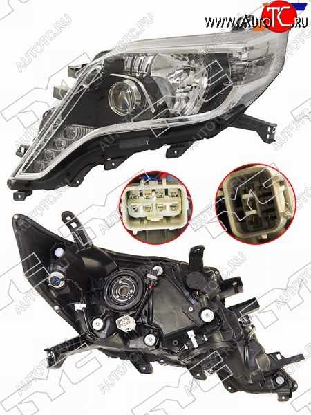 25 999 р. Фара левая (LED, ДХО, Евросвет) TYC  Toyota Land Cruiser Prado  J150 (2013-2017) 1-ый рестайлинг  с доставкой в г. Майкоп
