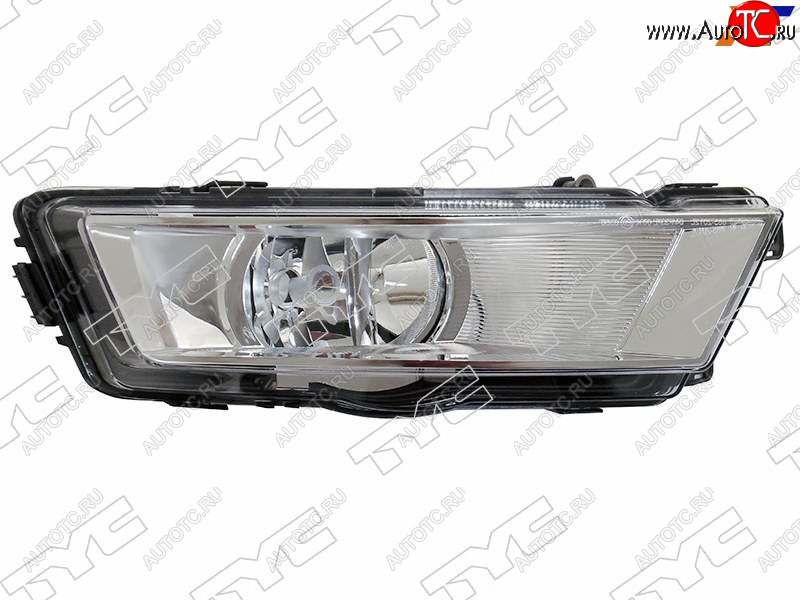 2 399 р. Правая противотуманная фара TYC Skoda Rapid NH1 хэтчбэк дорестайлинг (2012-2017)  с доставкой в г. Майкоп
