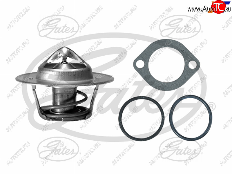 1 169 р. Термостат с прокладкой AUDI Q5A5A6 2,0TDISKODA ROOMSTER 1,4 06-FABIA 1,4 99-VW POLO 1,4 99-11 GATES TH00182G1  с доставкой в г. Майкоп