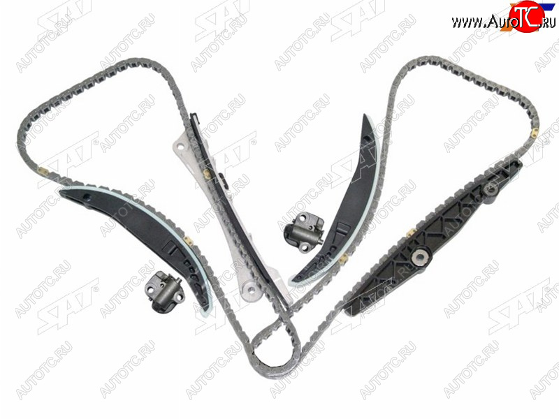 13 999 р. Комплект цепи ГРМ MAZDA AJ 3,0 V6 MPVTRIBUTE 00-FORD ESCAPEMAVERICK 01- SAT TK-MA134  с доставкой в г. Майкоп