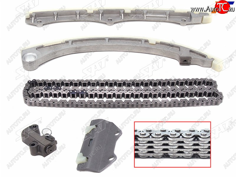 5 549 р. Комплект цепи ГРМ HONDA K24A CR-VACCORD 05- L=176 SAT TK-HA023-A  с доставкой в г. Майкоп