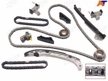 12 549 р. Комплект цепи ГРМ TOYOTA LC PRADO 150FJ CRUISER4-RUNNER 09- 1GR SAT TK-TY210-J  с доставкой в г. Майкоп. Увеличить фотографию 1