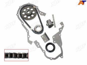 2 999 р. Комплект цепи ГРМ TOYOTA 4K5K7K 88- SAT TK-TY108-A  с доставкой в г. Майкоп. Увеличить фотографию 1