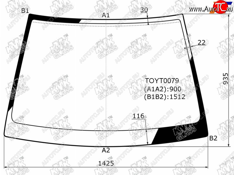 6 499 р. Стекло лобовое Toyota Allion (T240) 01-07  Premio 01-07 KMK TOYT0079  с доставкой в г. Майкоп