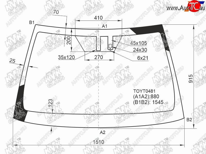4 999 р. Стекло лобовое (Датчик дождя) Toyota Camry (XV70) 17-21  Camry USA 17-20                            KMK TOYT0481  с доставкой в г. Майкоп