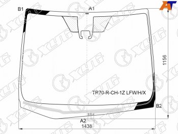 11 999 р. Стекло лобовое (Обогрев щеток Камера) Toyota Noah 14-17  Voxy 14-17  Esquire 14-17 XYG TR70-R-CH-1Z LFW/H/X  с доставкой в г. Майкоп. Увеличить фотографию 1