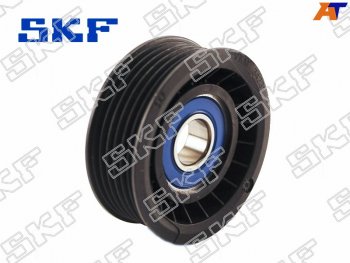 1 389 р. Ролик приводного ремня натяжителя FORD FIESTAFOCUSMAVERICKMONDEOTRANSITMAZDA 35MPV 1,8-2,3 SKF VKM34231  с доставкой в г. Майкоп. Увеличить фотографию 1