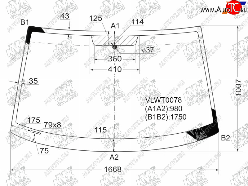 5 249 р. Стекло лобовое Volkswagen Transporter 03-15  Multivan 03-15                                         KMK VLWT0078  с доставкой в г. Майкоп