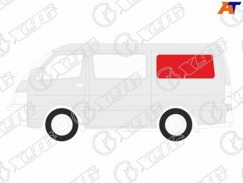 3 699 р. Стекло кузова боковое (не опускное) (Слева Цвет зеленый) Volkswagen Transporter 03-15  Multivan 03 XYG VW-T5 SW/LH/X  с доставкой в г. Майкоп. Увеличить фотографию 1